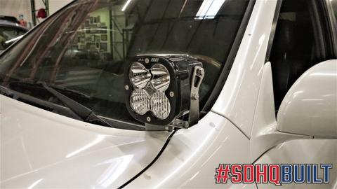 Lexus A Pillar Mounts for 03-09 Lexus GX470 Bolt On Steel Black Powdercoat SDHQ Offroad