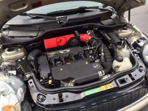 Gen 2 High Flow Intake System Black Powdercoated Aluminum Hsg Blue 8 Ply Cotton Filter Black Silicone Elbow.