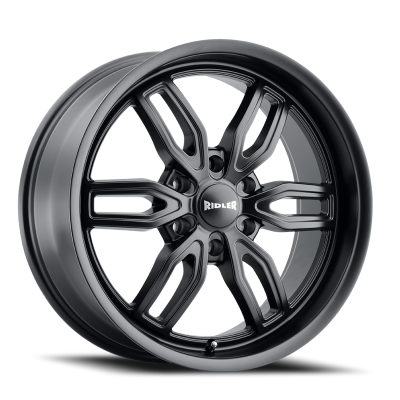 Ridler Wheels Aluminum Wheels 609 MB 22x9.5 Matte Black 6 On 135 Bolt Pattern 30 Offset