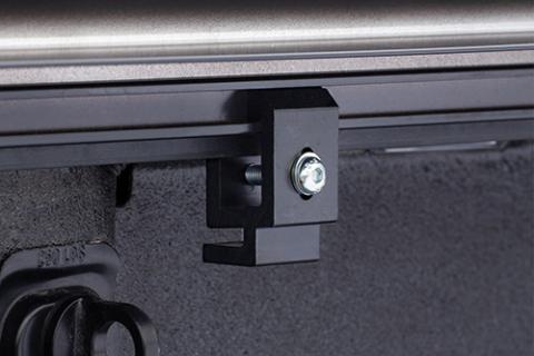 05-15 Toyota Tacoma Double Cab Tonneau Cover Truck Bed Topper Soft Roll Up 5 Foot 3 Inch With Track Black Leer