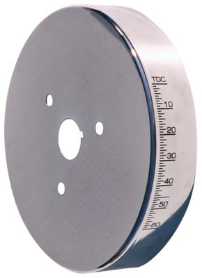 Engine Harmonic Balancer Cover For SB Chevy using 8 Inch Damper Chrome Proform