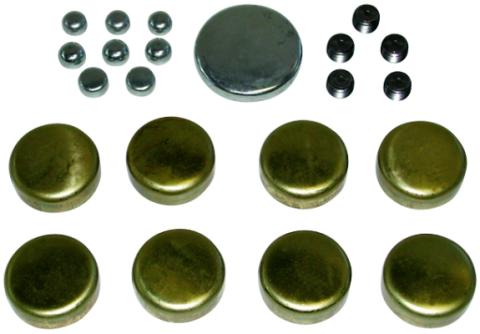 Brass Freeze Plug Kit For Big Block Chevy 396-454 Engines All Sizes Included Proform