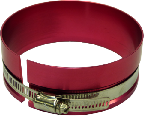 Adjustable Piston Ring Compressor Tool Unit has a 4.205-4.310 Inch Diameter Bore Range Red Anodized Aluminum Proform