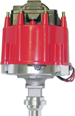 HEI Distributor Racing Type w/o Vac-Adv Red Cap Polished Chevy V8 Engines Proform