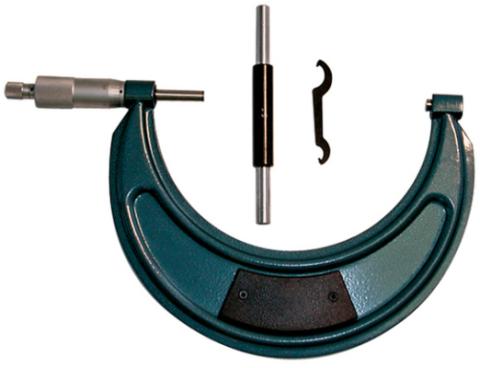 Micrometer Measures 5 to 6 Inch Range in .0001 Increments Steel Plastic Carrying Case Included Proform