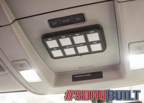 18-19 GM 1500 2018-2020 GM 2500/3500 Switch Pros 9100 Overhead Keypad Mount W/O Sunroof W/O Power Sliding Rear Window With Garage Door Opener Shale Color Panel SDHQ Offroad