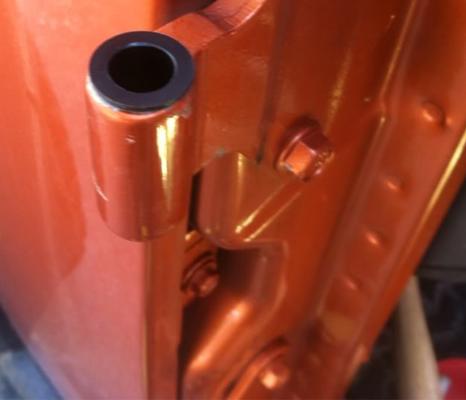 Jeep JK Door Hinge Liners 2 Door 07-18 Wrangler JK Textured Black Kentrol