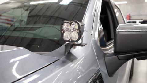 19-24 GMC 1500 GM A Pillar Light Mounts SDHQ Offroad