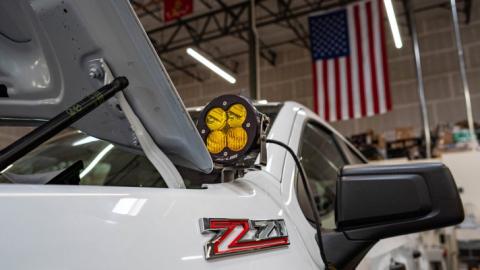 19-24 GMC 1500 GM A Pillar Light Mounts SDHQ Offroad