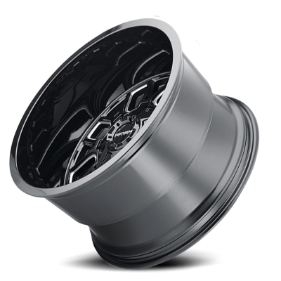 Mayhem Offroad Wheels Cogent 8107 GB 20x10 Milled Spokes Gloss Black -19 Off Set 5 Lug 4.75 BSM 87.1 Bore Cast Aluminum