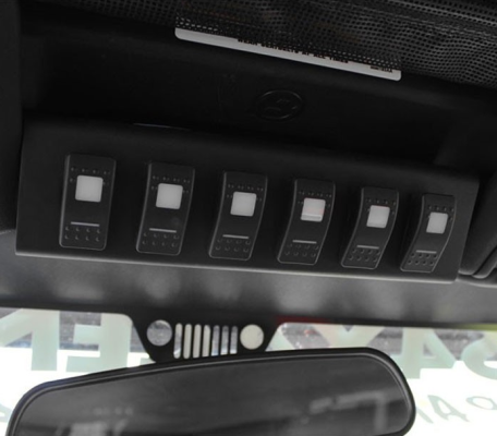 BantamX w/ Amber LED Switch panel for JK 2007-2008