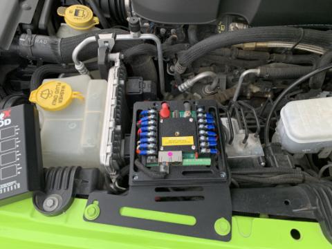 BantamX w/ Amber LED Switch panel for JK 2007-2008