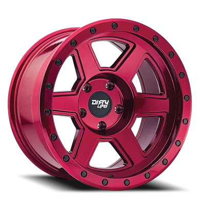 Dirty Life Race Wheels Compound 9315 Crimson Candy Red 18X9 5-127 -12Mm 78.1Mm