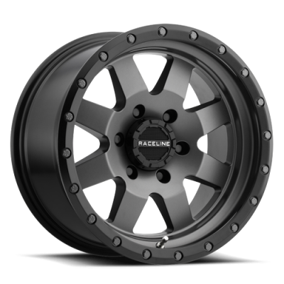 Aluminum Wheels 18x9 Defender 935G Gunmetal Gray Multi Spoke -12 Offset 5 on 127 Bolt Pattern 83.82 Bore Raceline