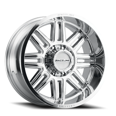 Aluminum Wheels 20x9 Split 948C Chrome 0 Offset 5 on 127 Bolt Pattern 78.1 Bore Raceline