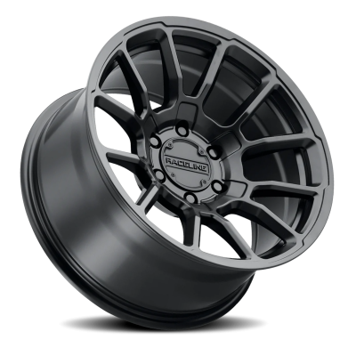 Aluminum Wheels 15x8 Gauge 950B Satin Black Multi Spoke -24 Offset 5 on 114.3 Bolt Pattern 78.1 Bore Raceline