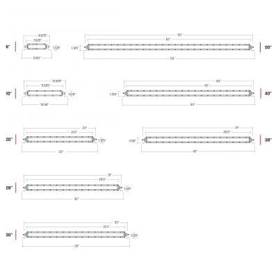 50 Inch Spot/Driving Combo SR-Series Pro RIGID Industries