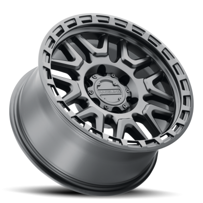 Aluminum Wheels 16x8 Krank 953B Satin Black 0 Offset 5 on 114.3 Bolt Pattern 72.62 Bore Raceline