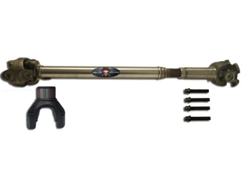 JL Front 1350 Solid CV Driveshaft (Half Round) (Rubicon - Sport - Sahara) Adams Driveshaft