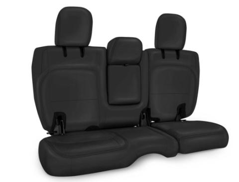 Rear Bench Cover for Jeep Wrangler JLU 4 door with Armrest All Black PRP Seats