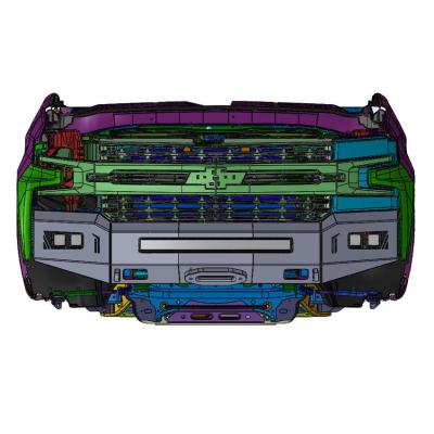 2019-2021 Chevrolet Silverado 1500 Octane Front Winch Bumper- With Parking Sensors Chassis Unlimited