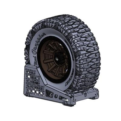 Tactical Series Bed-Mount Spare Tire Carrier Chassis Unlimited