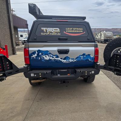 24-Present Toyota Tacoma Octane Dual Swing Out Rear Bumper No Parking Sensors Chassis Unlimited