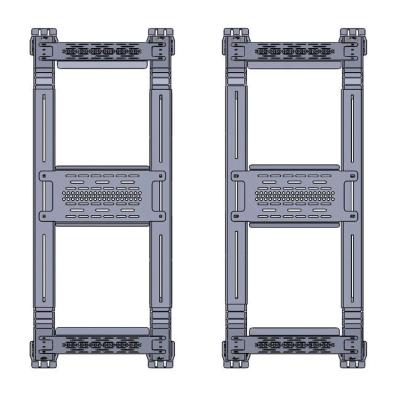 Thorax Bed Rack System Fits Diamon Back Covers 10-18 RAM 1500/2500/3500 12 Inch