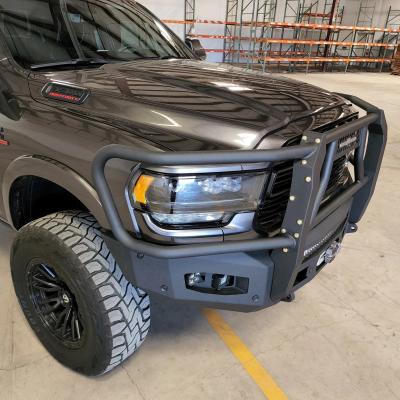 2019-2023 Ram 2500/3500 Attitude Front Winch Bumper W/ Guard Parking Sensors