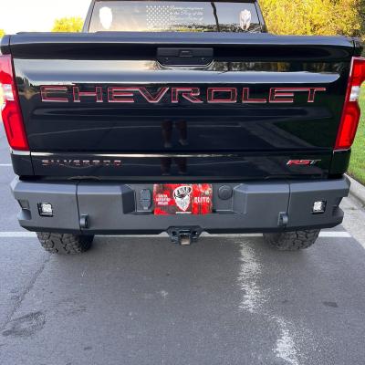 19-24 Chevrolet Silverado/GMC Sierra 1500 Attitude Rear Bumper No Parking Sensors Chassis Unlimited