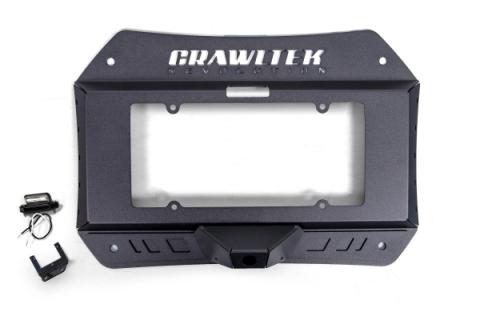 Jeep JL Tailgate Plate / License Plate Relocation For 18-Up Jeep Wrangler JL CrawlTek
