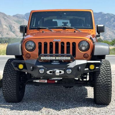 Big Sky Aluminum Mid Front Bumper With Winch Plate Wrangler JK Rock Slide Engineering