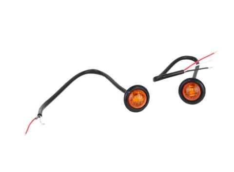 Amber LED's 3/4 Inch Pair Fishbone Offroad