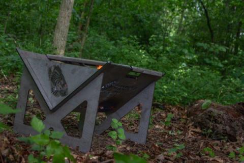 Portable Fire Pit Fishbone Offroad