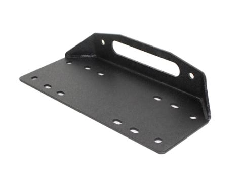 Jeep JK Front Bumper 07-18 Wrangler JK Rubicon and Unlimited Steel Black Textured Powdercoat Manowar Series Fishbone Offroad