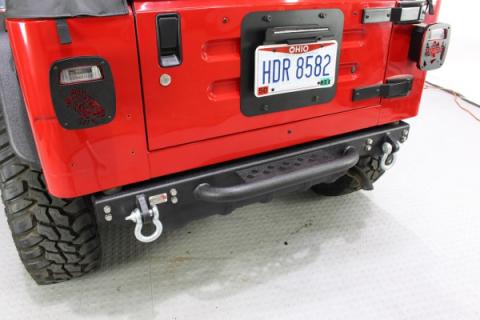 Jeep TJ Rear Bumper W/Step 97-06 Wrangler TJ Piranha Series Fishbone Offroad