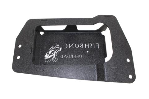 Jeep JK EVAP Canister Skid Plates 07-11 Wrangler JK Steel Black Textured Powdercoat Fishbone Offroad