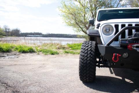 18-Current Jeep Wrangler JL, JLU and 20-Current Jeep Gladiator JT Front Steel Elite Fenders Fishbone Offroad