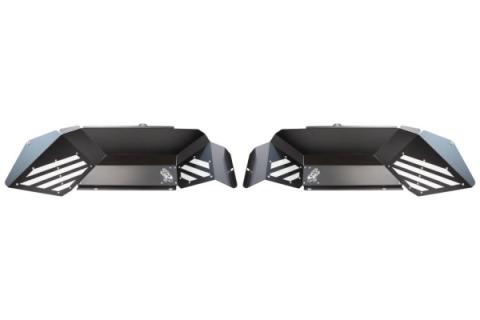 Gladiator Rear JT Black Aluminum Inner Fenders For 2020 Pres JT Gladiator Fishbone Offroad