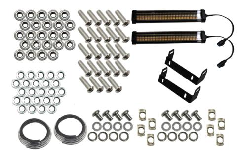 18-Current Jeep Wrangler JL, JLU and 20-Current Jeep JT Gladiator Aluminum Elite Front Fenders Fishbone Offroad