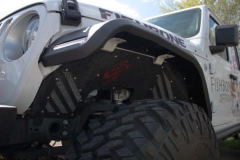 18-Current Jeep Wrangler JL, JLU and 20-Current Jeep JT Gladiator Aluminum Elite Front Fenders Fishbone Offroad