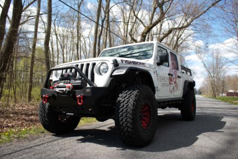 18-Current Jeep Wrangler JL, JLU and 20-Current Jeep JT Gladiator Aluminum Elite Front Fenders Fishbone Offroad