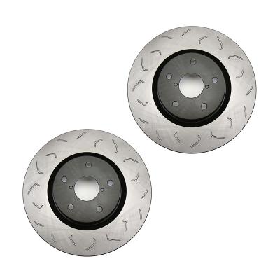 Slotted Front Rotor Pair Subaru WRX 2015+ FactionFab