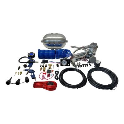 Onboard Air System 1.5 Gallon Aluminum Tank Digital Gauge VIAIR 444C Compressor Freedom Off-Road