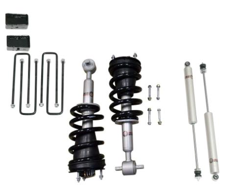 3 Inch Lift Kit w/ Front Struts, Rear Blocks, and Shocks 07-18 Chevrolet Silverado 1500/07-18 GMC Sierra 1500 Freedom Off-Road