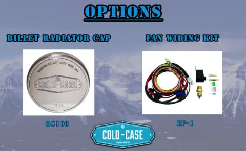 68-77 A-Body LS SWAP Aluminum Radiator And Dual 14 Inch Fans Cold Case Radiators