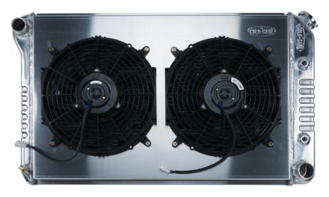 78-88 GM G-Body Aluminum Radiator And 12 Inch Dual Fan Kit AT (exc. GN) Cold Case Radiators
