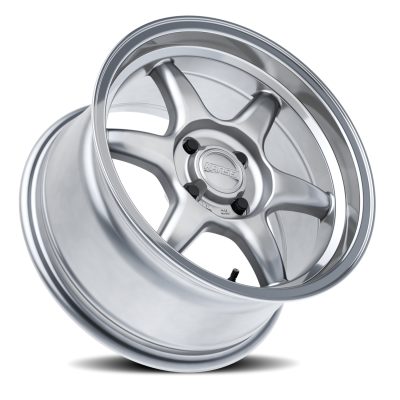 Aluminum Wheels 15x7 Tandem K11H Machined Lip Hyper Silver 4x114.3 Bolt Pattern 0 Offset Kansei Wheels