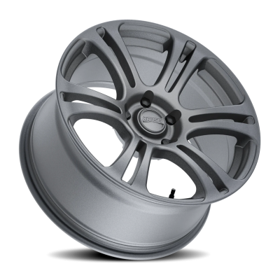 Aluminum Wheels 18x9.5 Neo K16G Satin Gunmetal Gray 5x114.3 Bolt Pattern 22 Offset Kansei Wheels