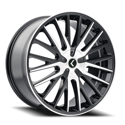 Cast Aluminum Wheels Scrilla 142 GBM 24x9.5 Machined Gloss Black 5 on 127/5 on 139.7 Bolt Pattern 18 Offset Kraze Wheels